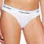 Calvin Klein White Modern Cotton/Modal Thong
