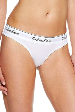Calvin Klein White Modern Cotton/Modal Thong thumbnail 4
