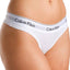 Calvin Klein White Modern Cotton/Modal Thong