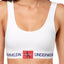 Calvin Klein White Monogram Unlined Bralette