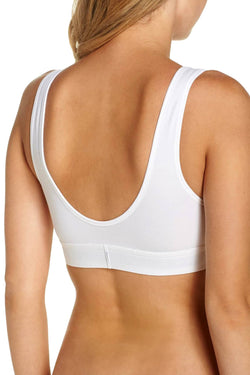 Calvin Klein White Monogram Unlined Bralette thumbnail 2