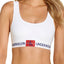 Calvin Klein White Monogram Unlined Bralette