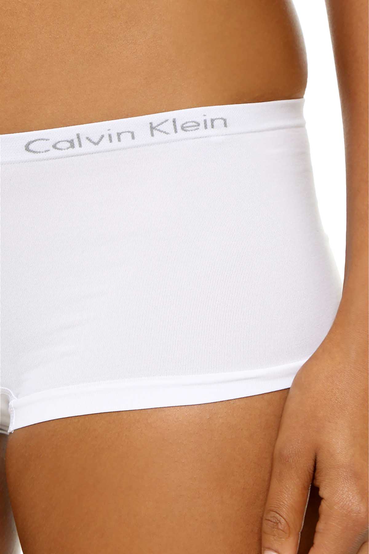 Calvin Klein White Pure Seamless Boyshort