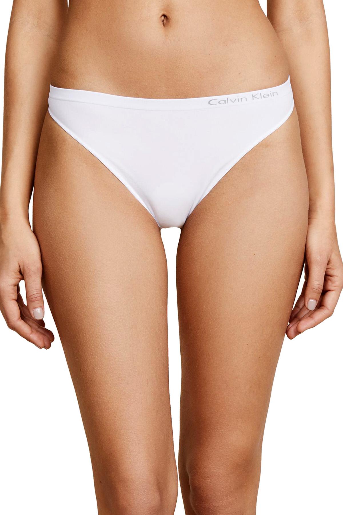 Calvin Klein White Pure Seamless Thong