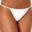 Calvin Klein White Sleek Modal G-String