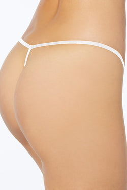Calvin Klein White Sleek Modal G-String thumbnail 4