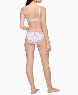 Calvin Klein Wo Flirty Bikini Underwear Qd3840 Talias Tulips_polished Blue thumbnail 3