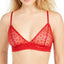 Calvin Klein Wo Flocked Hearts Unlined Triangle Bralette Qf5480 Temper