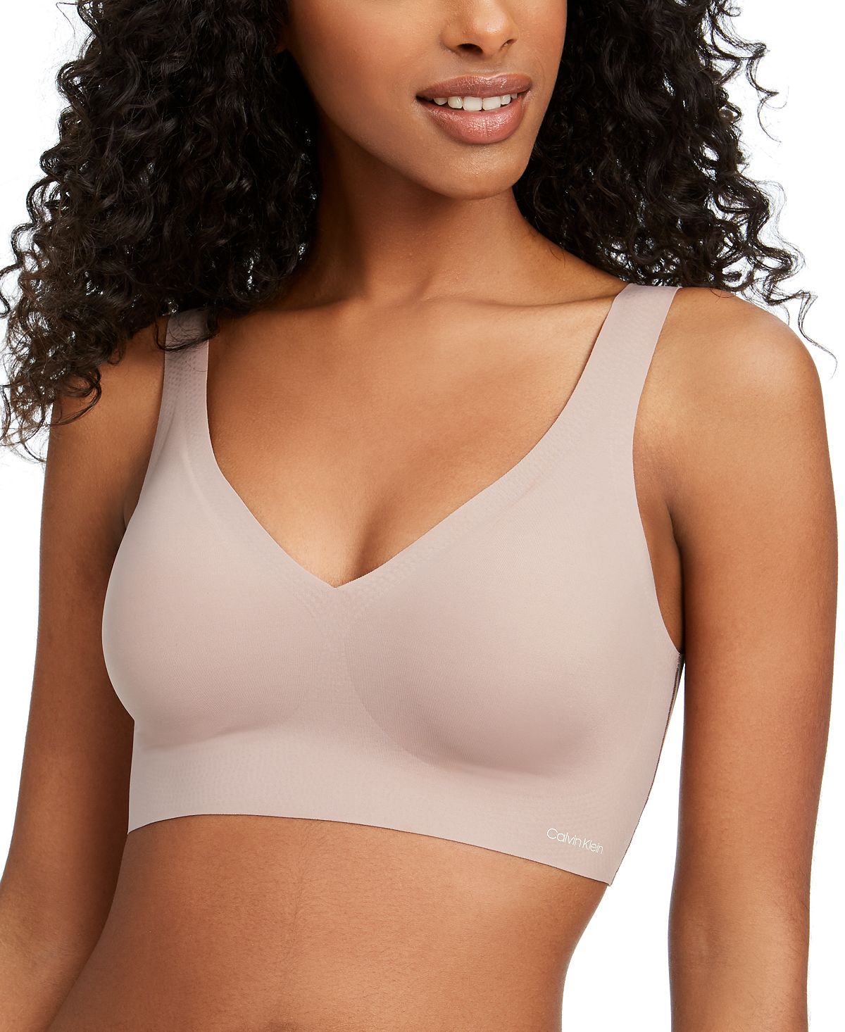 Calvin Klein Wo Invisibles Comfort Plunge Push-up Bralette Qf5785 Josephine
