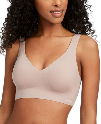 Calvin Klein Wo Invisibles Comfort Plunge Push-up Bralette Qf5785 Josephine