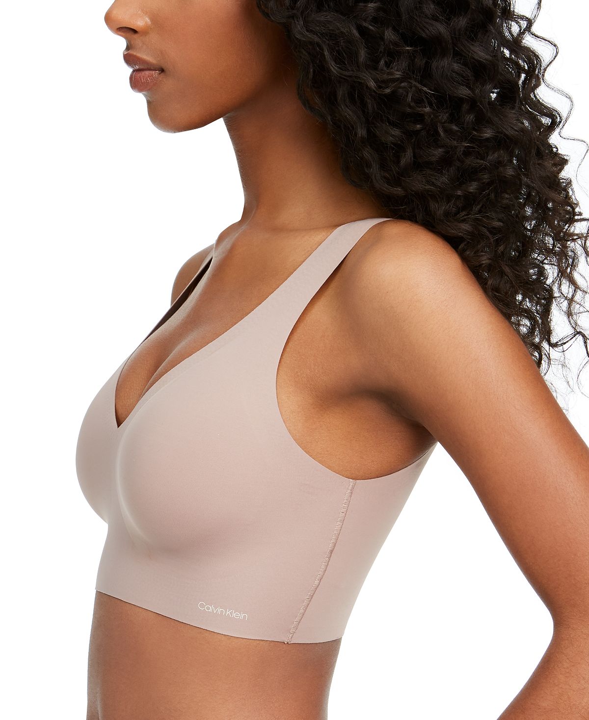 Calvin Klein Wo Invisibles Comfort Plunge Push-up Bralette Qf5785 Josephine