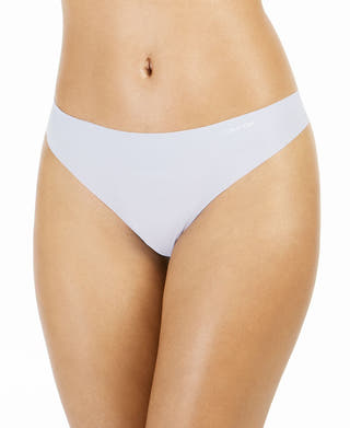 Calvin Klein Wo Invisibles Thong Underwear D3428 Dusty Periwinkle