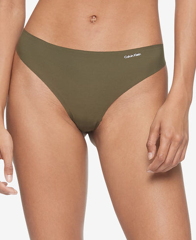 Calvin Klein Wo Invisibles Thong Underwear D3428 Fatigues