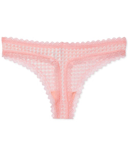 Calvin Klein Wo Lace-trim Thong Underwear Qd3705 Summer Eclipse_fruit Center thumbnail 2