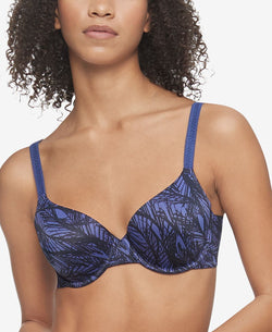 Calvin Klein Wo Liquid Touch Lightly Lined Perfect Coverage Bra Qf4082 Sway Print_soft Grape thumbnail 1