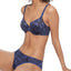 Calvin Klein Wo Liquid Touch Lightly Lined Perfect Coverage Bra Qf4082 Sway Print_soft Grape