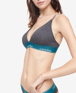 Calvin Klein Wo Modern Cotton Brazilian Bikini Underwear Qf5981 Charcoal Heather thumbnail 2