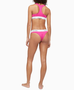 Calvin Klein Wo Modern Cotton Brazilian Bikini Underwear Qf5981 Party Pink thumbnail 2
