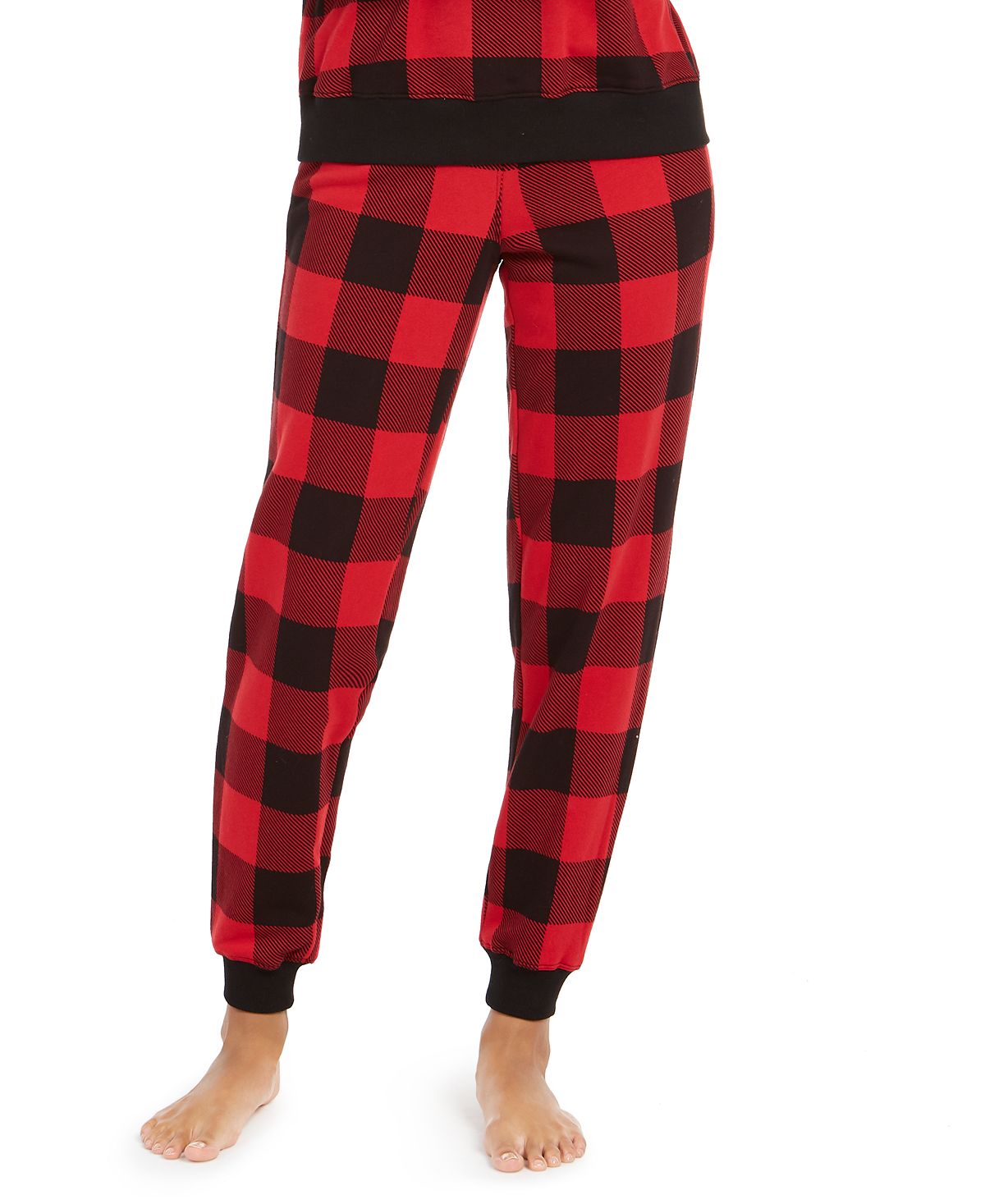 Calvin Klein Wo Modern Cotton Buffalo Check Sleep Jogger Pants Buffalo Check_temper