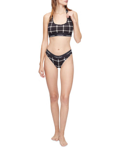 Calvin Klein Wo Modern Cotton Graphic Bikini Mens Window Pane_black thumbnail 1