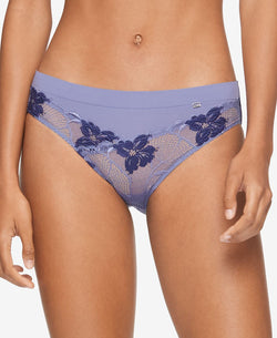 Calvin Klein Wo Perfectly Fit Flex Poppy Bikini Underwear Qf6629 Bleached Denim thumbnail 1