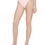Calvin Klein Wo Pure Ribbed Cheeky Bikini Underwear Qf6443 Barely Pink