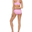 Calvin Klein Wo Pure Ribbed Hipster Underwear Qf6444 Lilac Rain