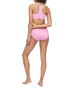 Calvin Klein Wo Pure Ribbed Hipster Underwear Qf6444 Lilac Rain thumbnail 2