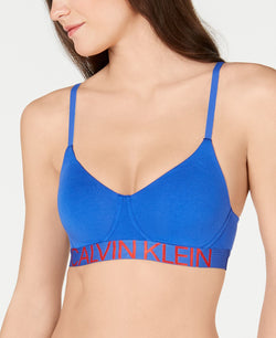 Calvin Klein Wo Statement 1981 Wire-free Padded Bralette Qf5177 Stellar thumbnail 1