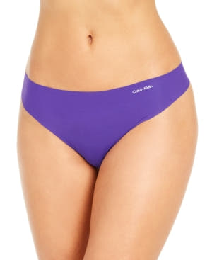 Calvin Klein Women's Invisibles Thong Underwear D3428