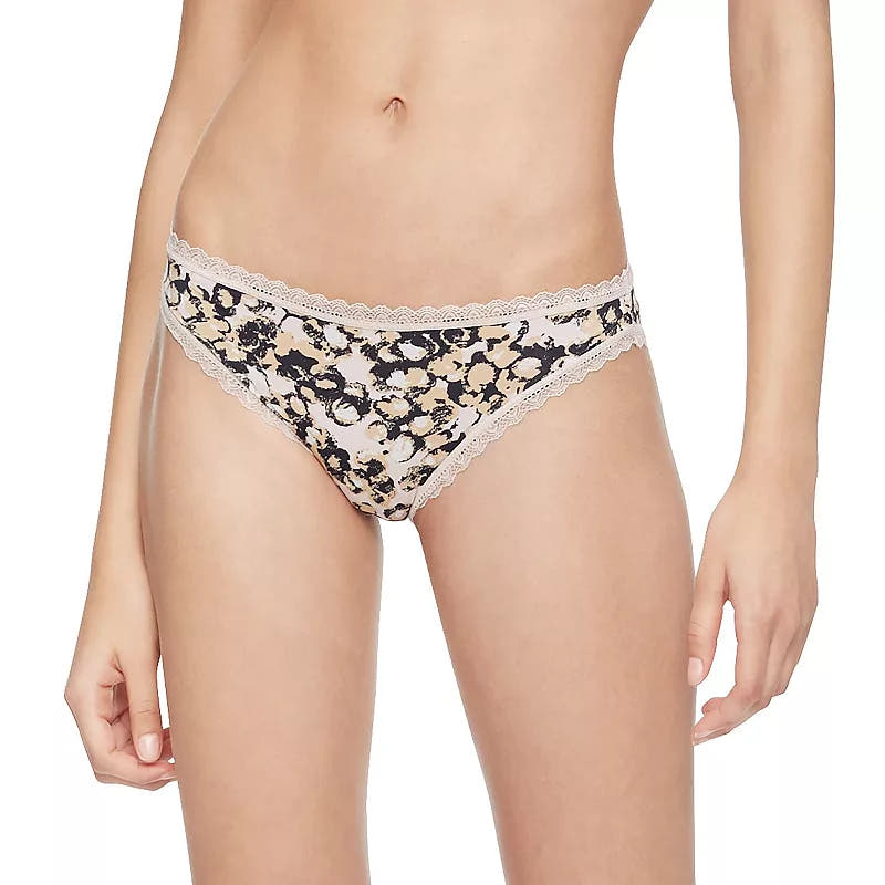 Calvin Klein Women's Lace-Trim Bikini Underwear QD3706