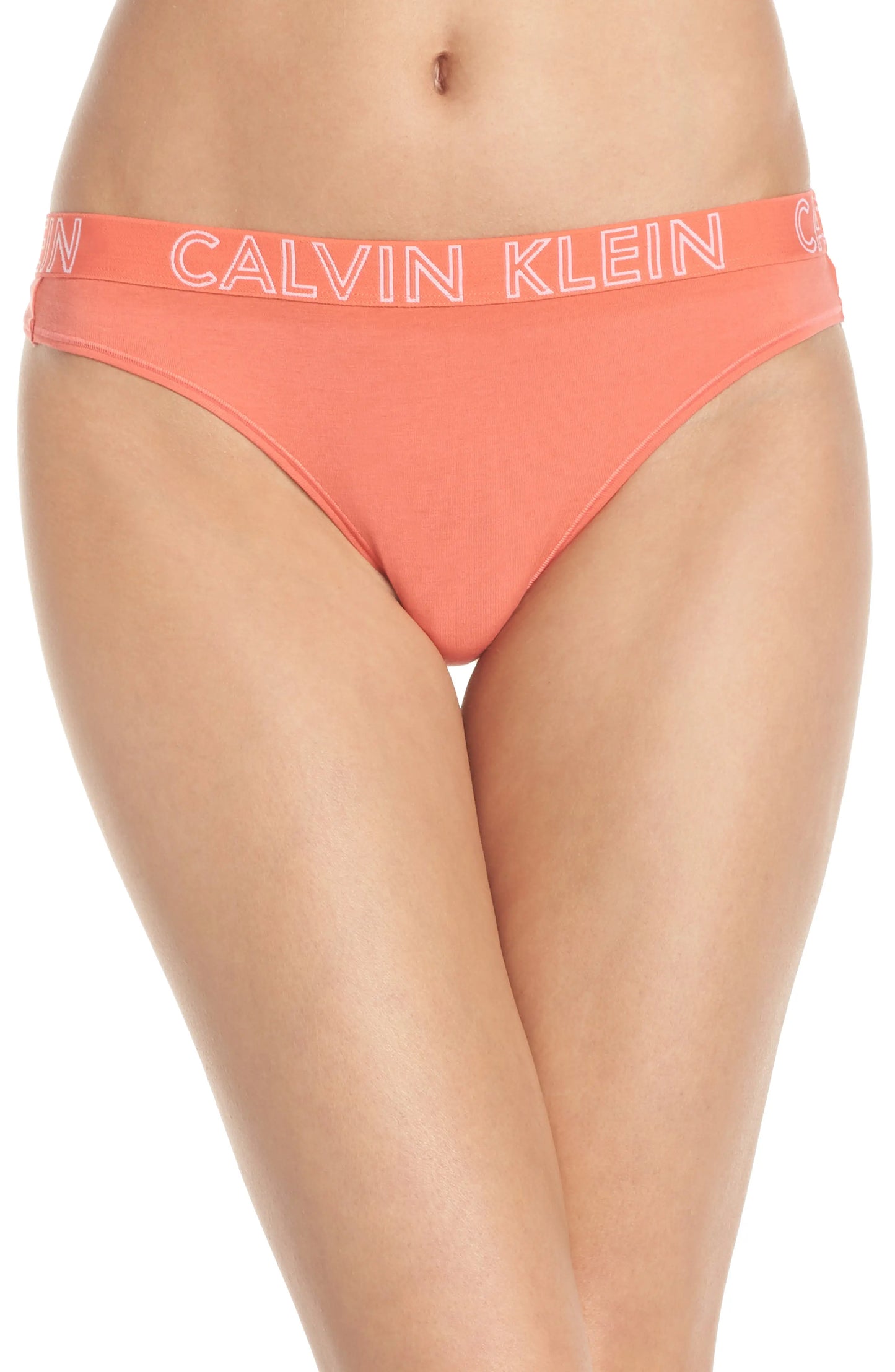 Calvin Klein Women's Ultimate Thong Orange
