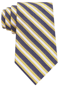 Calvin Klein Yellow Modern Awning Stripe Tie thumbnail 2