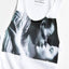 Calvin Klein x Andy Warhol White/Grey Kiss-Print Tank Top