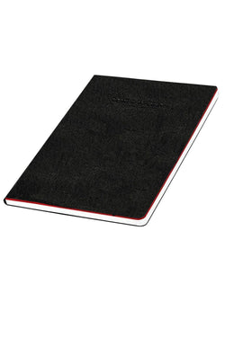Campo Marzio Black/White Pebbled Faux-Leather Journal thumbnail 1