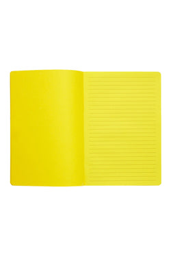 Campo Marzio Ocean-Blue/Yellow Pebbled Faux-Leather Journal thumbnail 3