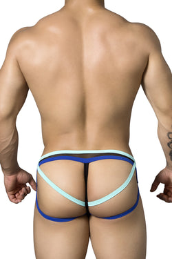 Candyman Black/Blue Gum Jock-Thong thumbnail 2