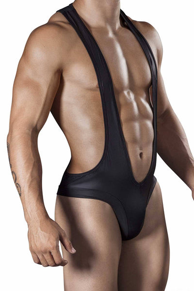 Candyman Black Booty-Corset Singlet