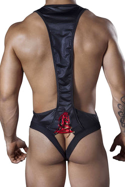 Candyman Black Booty-Corset Singlet thumbnail 3