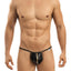 Candyman Black/Gold Zip-Thong