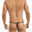 Candyman Black/Gold Zip-Thong
