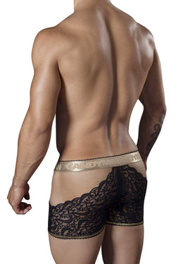 Candyman Black Lace Romantic Cut-Out Boxer Brief thumbnail 3