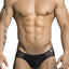 Candyman Black Sheer Back Brief