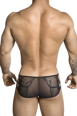 Candyman Black Sheer Back Brief thumbnail 3