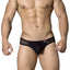 Candyman Black Sheer Candy-Wrap Thong
