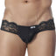 Candyman Black Sheer-Lace Bikini Brief