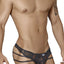 Candyman Black Strappy Lace Brief
