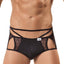 Candyman Black String Mesh Brief