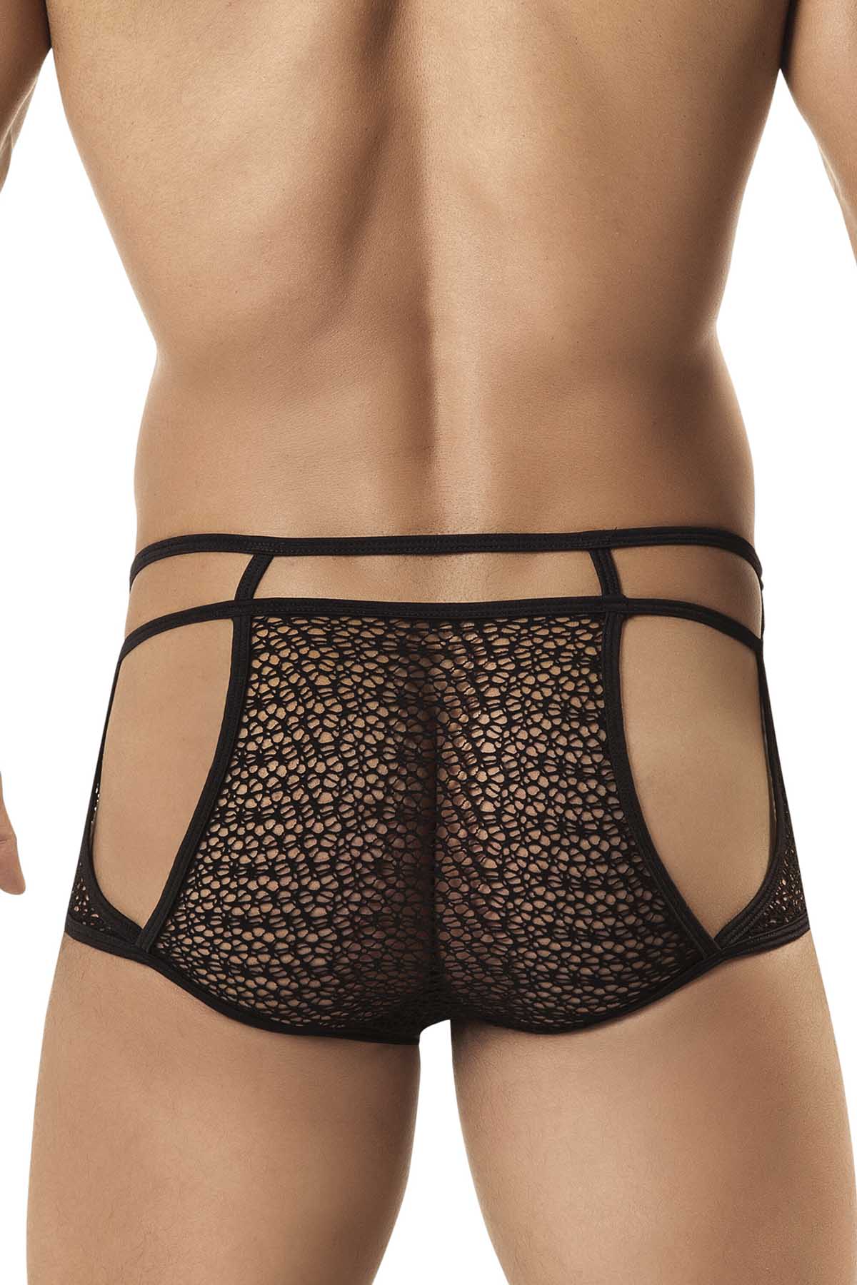Candyman Black String Mesh Brief