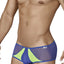 Candyman Blue/Hot Green Sheer Brief